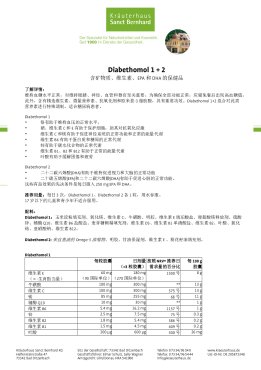 Diabethomol 180 胶囊